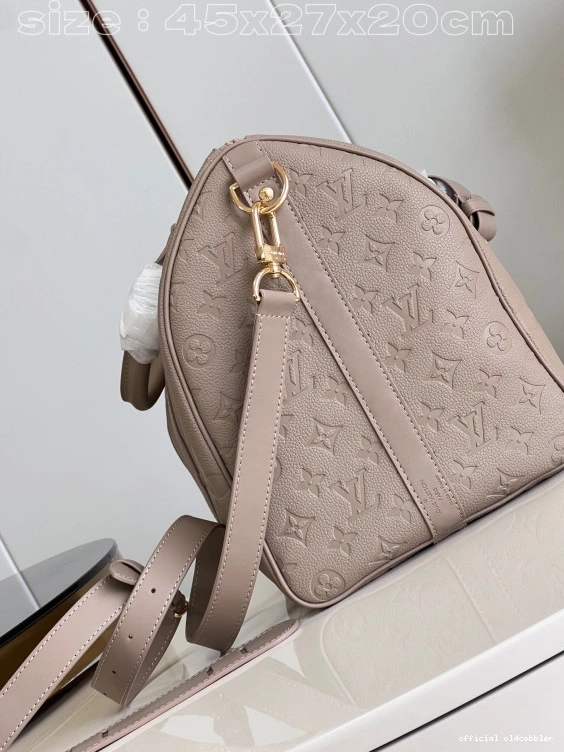 Official oldcobbler VUITTON 45 BANDOULIÈRE KEEPALL LOUIS 0724